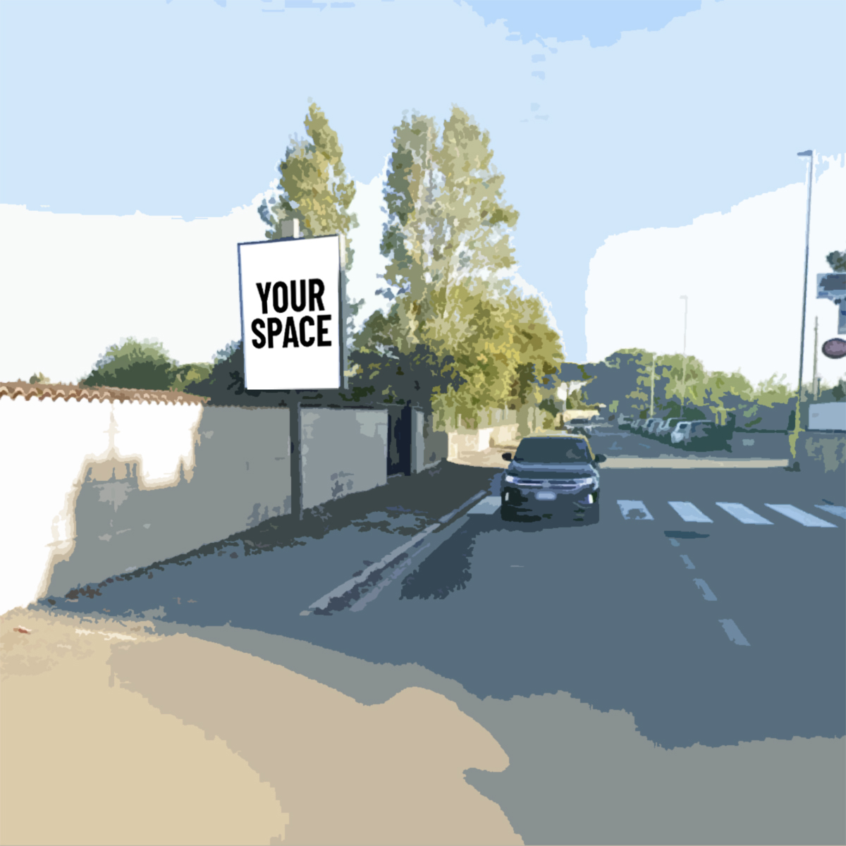 SPAZIO PUBBLICITARIO 200 x 140 Via Nazareth (ROMA) Dal 22/10/2026 al 21/10/2027 365 giorni
